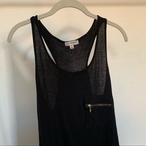 Zenana Outfitters Black Racerback Tank Top